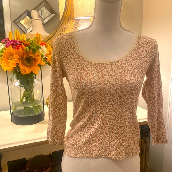 2/$20 GAP Pretty Floral Crop Top Small S - Picture 1 of 6